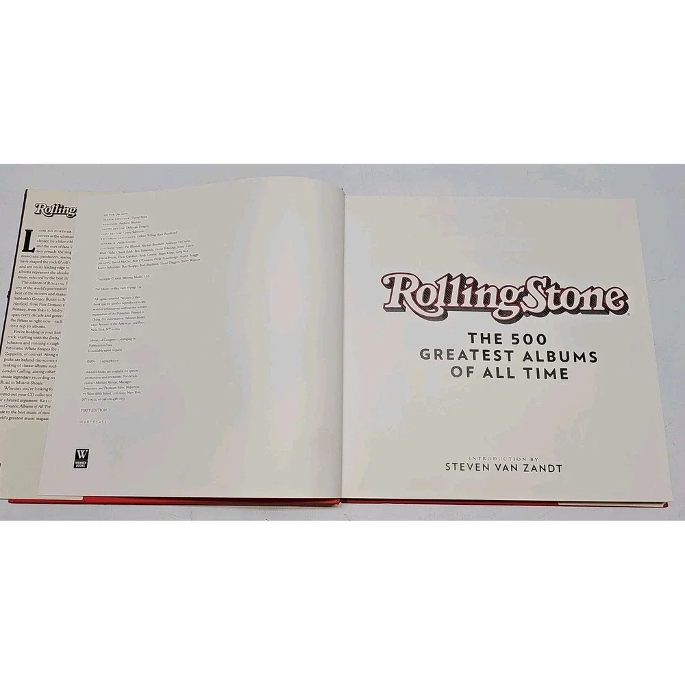 Rolling Stone 500 Greatest Albums of All Time Book by Steven Van Zandt Rock